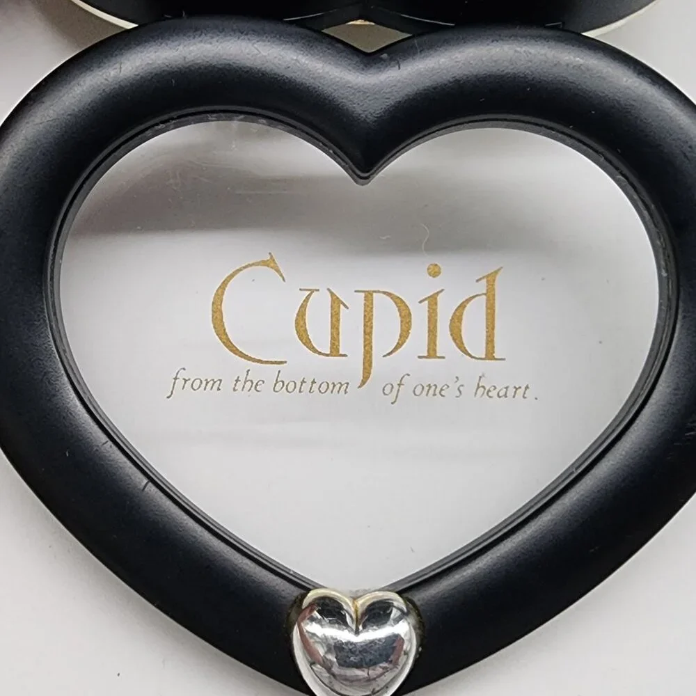 Heart Shaped Cupid Music Box With Arrow Paisley Interior Lady Mate Brand Decor